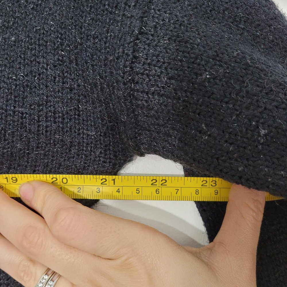 Vintage Womens Cardigan Sweater Fine Knit Beaded Button Detail Bows Long Sleeve - Picture 6 of 6